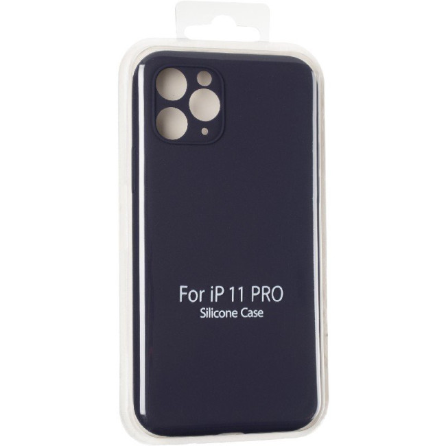 Чохол Original Full Soft Case для iPhone 11 Pro (without logo) Blueberry