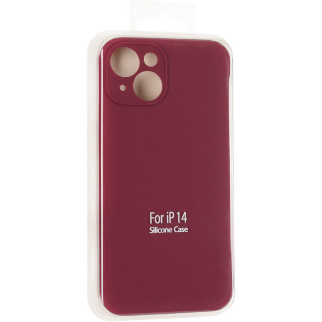 Чохол Original Full Soft Case для iPhone 14 (without logo) Marsala