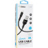 Кабель USB Gelius Lumin Lamp GP-UC100 Lightning (1m) (18W) Black
