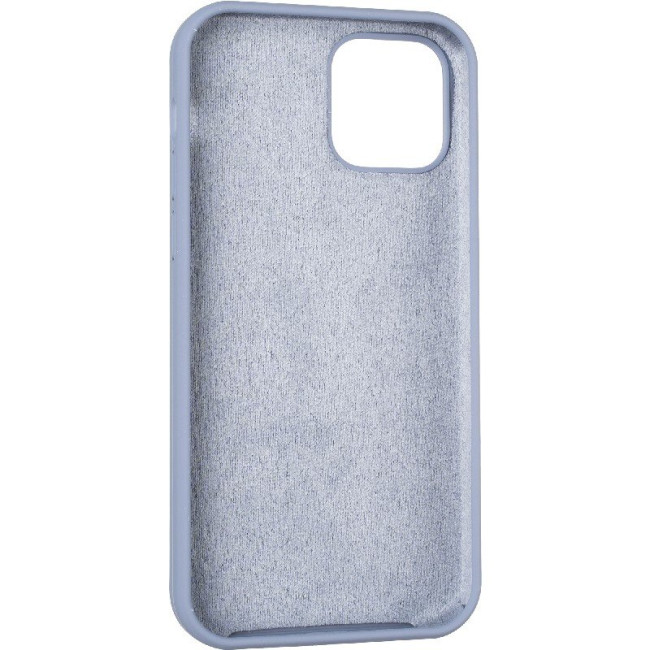 Чохол Original Full Soft Case для iPhone 12/12 Pro (without logo) Lavender Grey Чохол Original Full Soft Case для iPhone 12/12 Pro (without logo) Lavender Grey