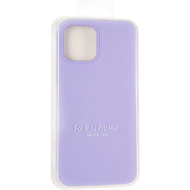 Чохол Original Full Soft Case для iPhone 12 Pro Max (without logo) Lilac Чохол Original Full Soft Case для iPhone 12 Pro Max (without logo) Lilac