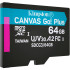 Карта пам'яті microSDXC 64Gb Kingston Canvas Go Plus A2 V30 (UHS-1 U3) (R-170Mb/s)