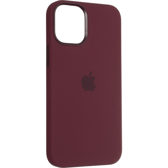 Чохол Original Full Soft Case (MagSafe) для iPhone 12 Mini Bordo
