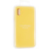 Чохол Original Full Soft Case для iPhone X/XS (without logo) Canary Yellow Чохол Original Full Soft Case для iPhone X/XS (without logo) Canary Yellow