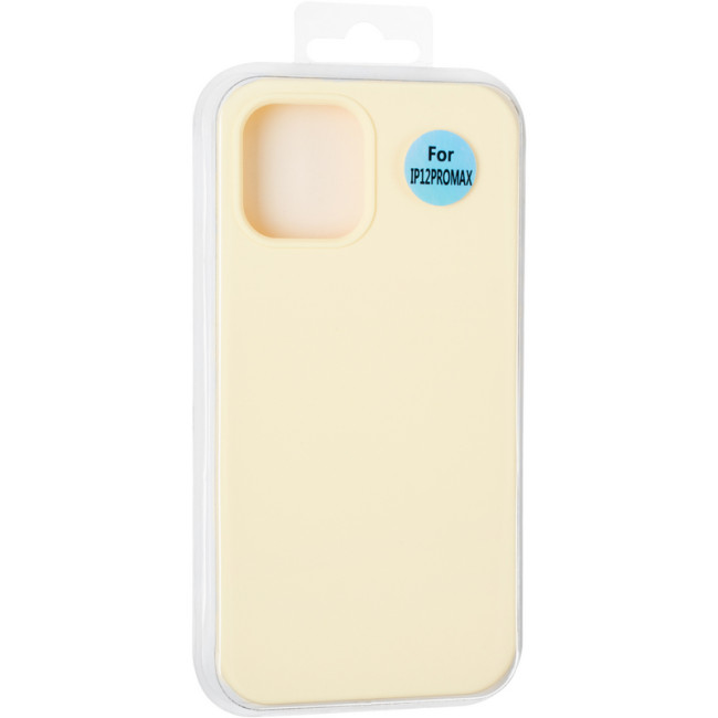 Чохол Original Full Soft Case для iPhone 12 Pro Max (without logo) Mellow Yellow Чохол Original Full Soft Case для iPhone 12 Pro Max (without logo) Mellow Yellow