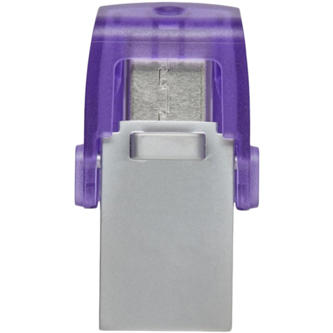 USB флеш накопичувач Kingston DTMicroDuo 3C (Type-A/Type-C) (200Mb/s) 128Gb USB 3.2