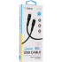 Кабель USB Gelius Lumin Lamp GP-UC100 Type-C/Type-C (1m) (60W) Black
