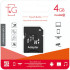 Карта пам'яті microSDHC 4Gb T&G (Class 10) + адаптер SD