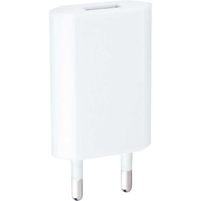Мережевий зарядний пристрій iPhone 5 (MD813ZM/A) (тех.пак) з логотипом White