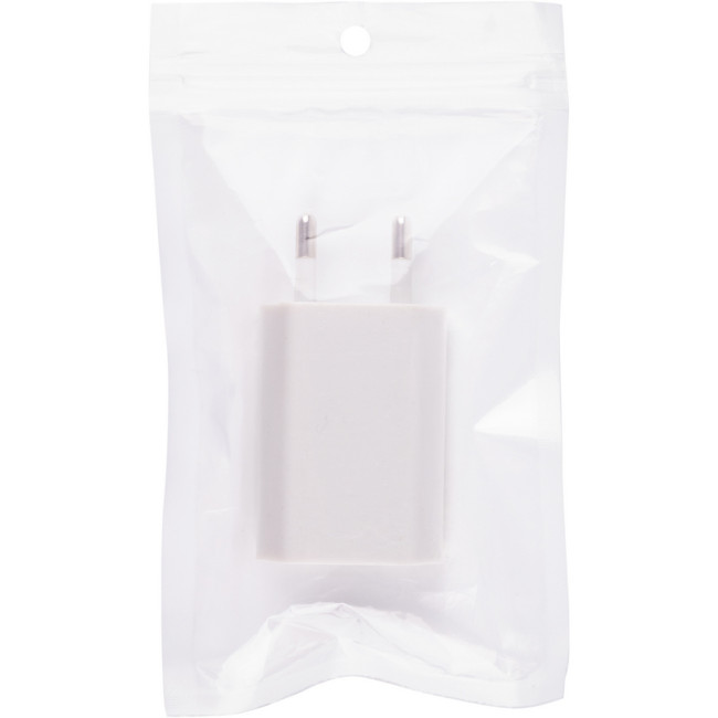 Мережевий зарядний пристрій iPhone 5 (MD813ZM/A) (тех.пак) з логотипом White