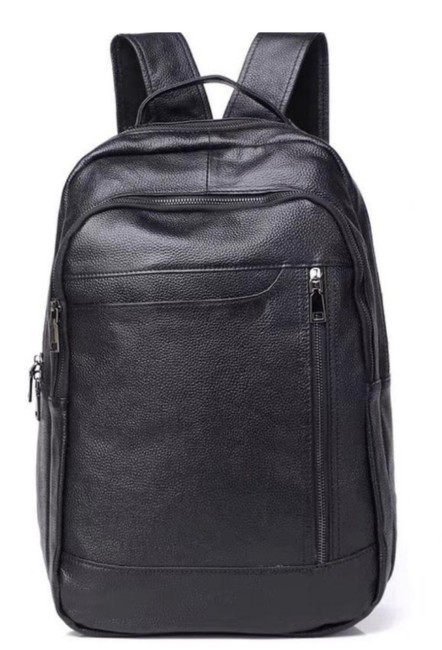 Чоловічий шкіряний рюкзак міського типу Tiding Bag B3-10354A чорний