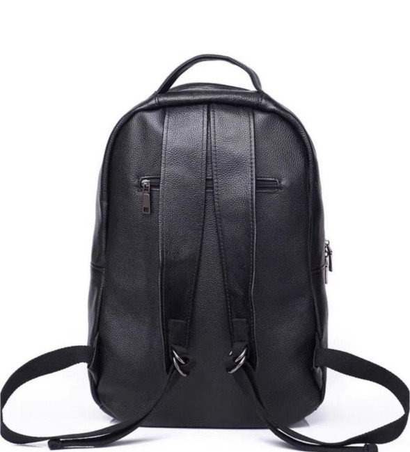 Чоловічий шкіряний рюкзак міського типу Tiding Bag B3-10354A чорний