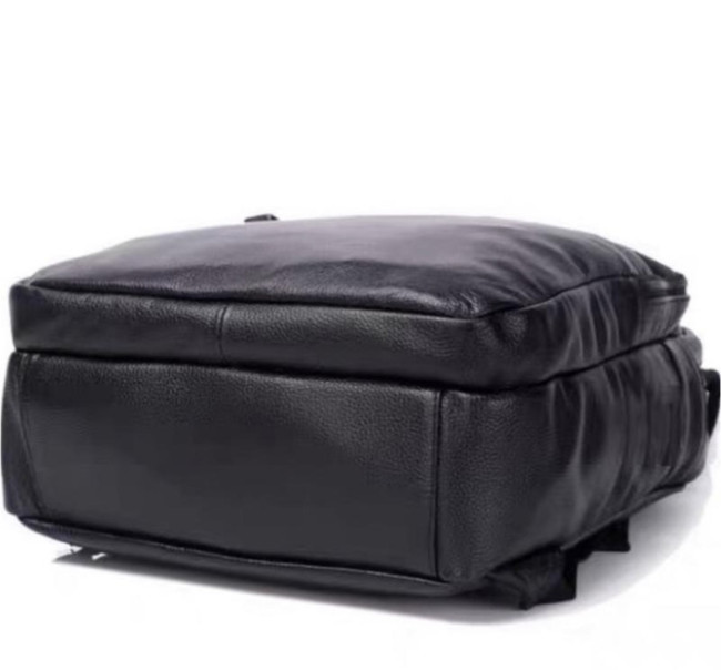 Чоловічий шкіряний рюкзак міського типу Tiding Bag B3-10354A чорний
