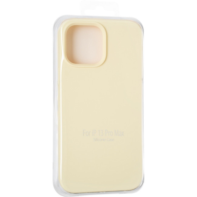 Чохол Original Full Soft Case для iPhone 13 Pro Max (without logo) Mellow Yellow