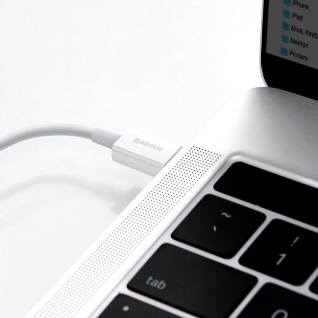 Кабель USB Baseus Superior Series Lightning 2.4A (CALYS-C02) White 2m