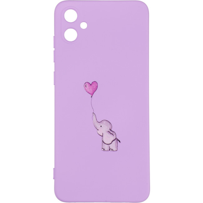 Чохол Full Soft Print Art Case для Samsung A055 (A05) Elephant