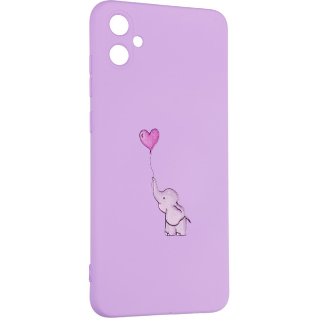 Чохол Full Soft Print Art Case для Samsung A055 (A05) Elephant
