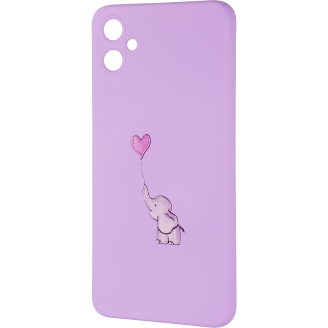 Чохол Full Soft Print Art Case для Samsung A055 (A05) Elephant