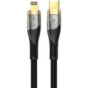 Кабель USB XO NB-Q223A Type-C to Lightning 27W Black