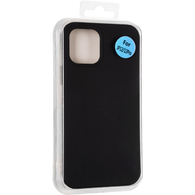 Чохол Original Full Soft Case для iPhone 12/12 Pro (without logo) Black Чохол Original Full Soft Case для iPhone 12/12 Pro (without logo) Black