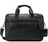 Шкіряна чоловіча  чорна сумка для документів Tiding Bag 143412