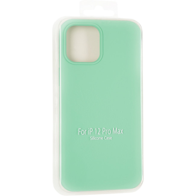 Чохол Original Full Soft Case для iPhone 12 Pro Max (without logo) Spermint Чохол Original Full Soft Case для iPhone 12 Pro Max (without logo) Spermint