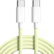 Кабель USB Original Quality Type-C/Type-C 1m (Woven) (box) Yellow