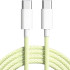 Кабель USB Original Quality Type-C/Type-C 1m (Woven) (box) Yellow