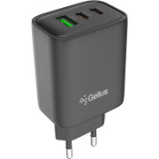 Мережевий зарядний пристрій Gelius Power Pulse GP-HC057 65W USB+2Type-C Black