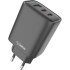 Мережевий зарядний пристрій Gelius Power Pulse GP-HC057 65W USB+2Type-C Black
