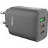 Мережевий зарядний пристрій Gelius Power Pulse GP-HC057 65W USB+2Type-C Black