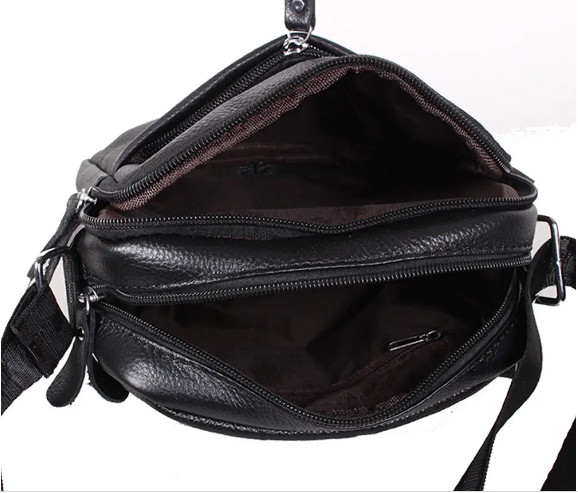 Чоловіча шкіряна сумка через плече Tiding Bag M0993-8A