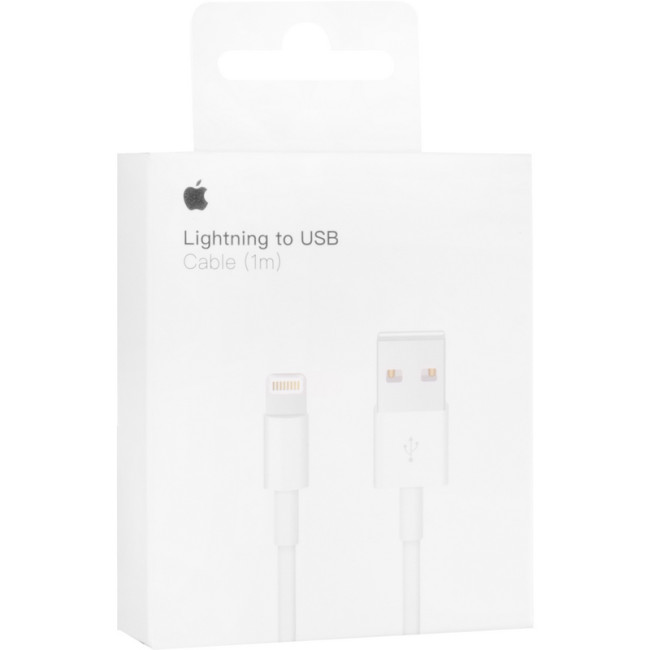 Кабель USB Lightning Original Quality 1m (Foxconn) (MD818ZM/A) White