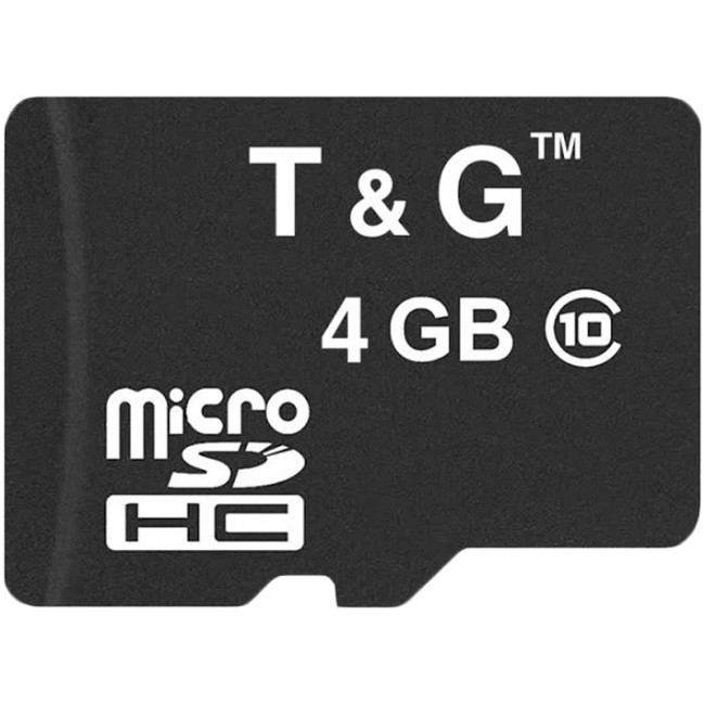 Карта пам'яті microSDHC 4Gb T&G (Class 10)
