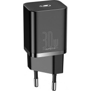 Мережевий зарядний пристрій Baseus Super Si 30W 1Type-C (CCSUP-J01) Black