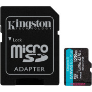 Карта пам'яті microSDXC 128Gb Kingston Canvas Go Plus A2 V30 (UHS-1 U3) (R-170Mb/s) + адаптер SD