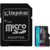 Карта пам'яті microSDXC 128Gb Kingston Canvas Go Plus A2 V30 (UHS-1 U3) (R-170Mb/s) + адаптер SD