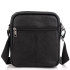 Сумка шкіряна чоловіча чорна через плече Tiding Bag IT-73302