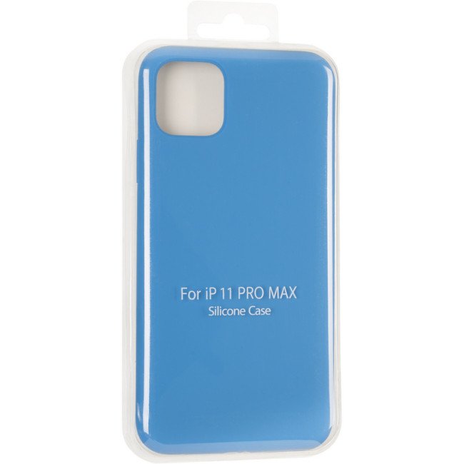 Чохол Original Full Soft Case для iPhone 11 Pro Max (without logo) Marine Blue Чохол Original Full Soft Case для iPhone 11 Pro Max (without logo) Marine Blue