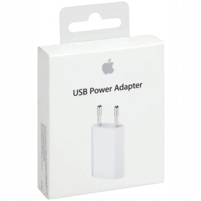 Мережевий зарядний пристрій Apple 5W USB Power Adapter Model A2118  (Official) (MGN13ZM/A)