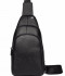 Шкіряна чоловіча чорна сумка слінг TIDING BAG A25F-512-1A