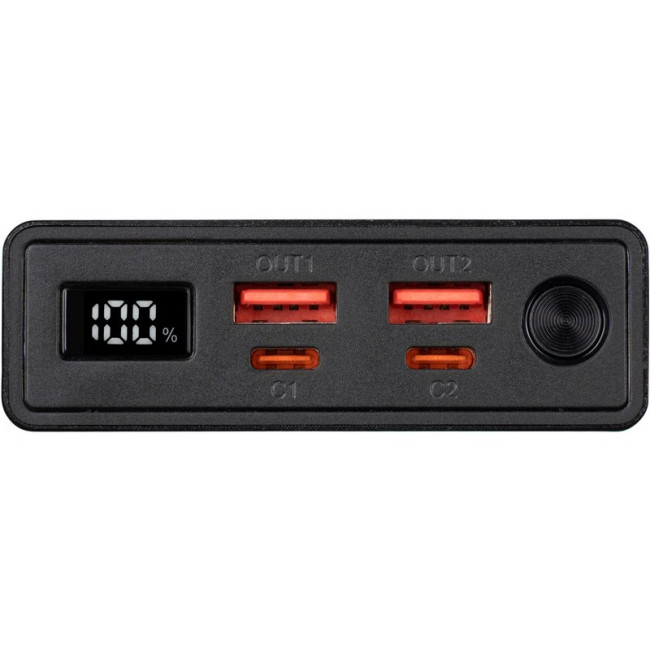 Додаткова батарея Gelius Titanium GP-PB301 100W (30000mAh) + кабель Type C/Type C (1m,100W) Black