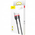 Кабель USB Baseus Cafule MicroUSB (CAMKLF-B91) Black/Red 1m
