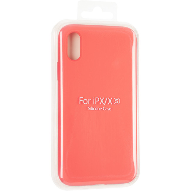 Чохол Original Full Soft Case для iPhone X/XS (without logo) Begonia