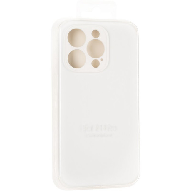 Чохол Original Full Soft Case для iPhone 14 Pro (without logo) White Чохол Original Full Soft Case для iPhone 14 Pro (without logo) White
