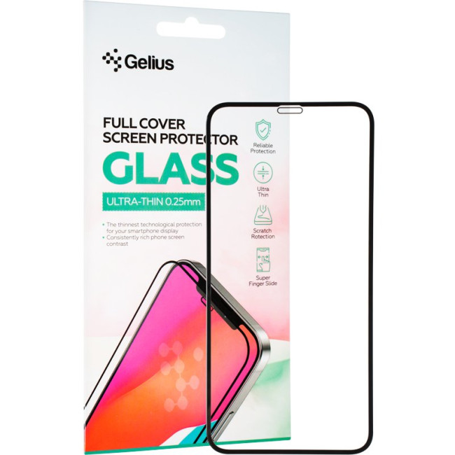 Захисне скло Gelius Full Cover Ultra-Thin 0.25mm для iPhone 11 Black