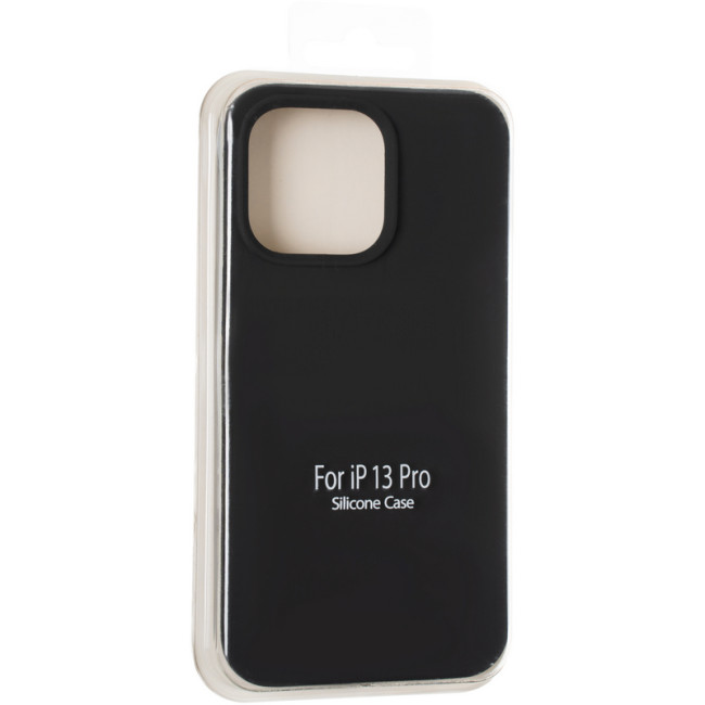 Чохол Original Full Soft Case для iPhone 13 Pro (without logo) Black Чохол Original Full Soft Case для iPhone 13 Pro (without logo) Black