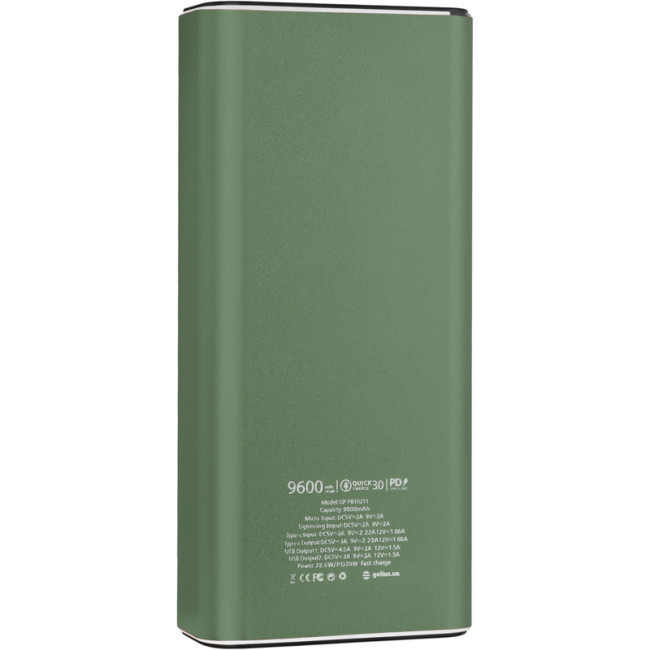 Додаткова батарея Gelius CoolMini 2 PD GP-PB10-211 9600mAh Green
