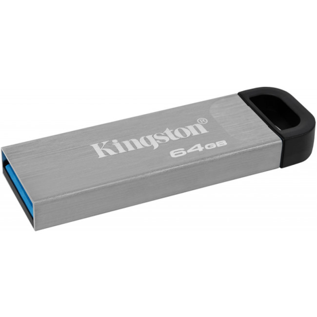 USB флеш накопичувач Kingston DT Kyson 64Gb USB 3.2 Silver/Black