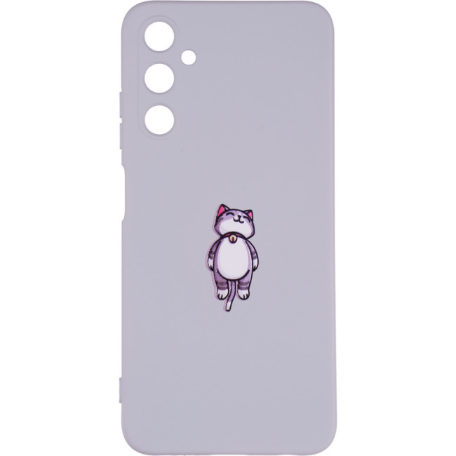 Чохол Full Soft Print Art Case для Samsung A057 (A05s) Cat